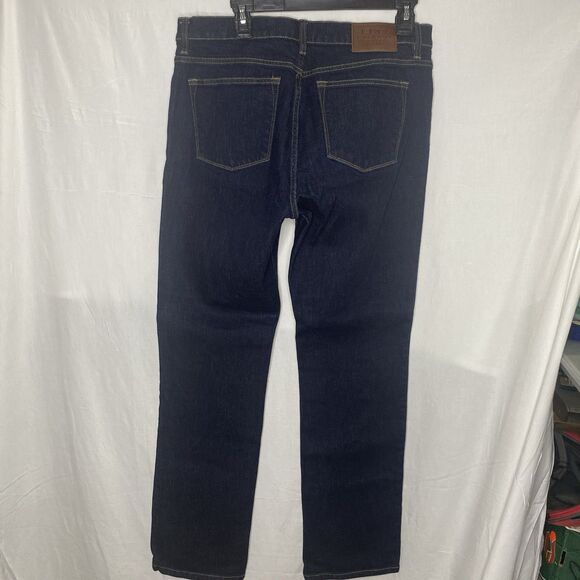 RALPH LAUREN JEANS CO Straight Leg Stretch Denim Mid Rise Womens 10 Dark Blue - Picture 2 of 7